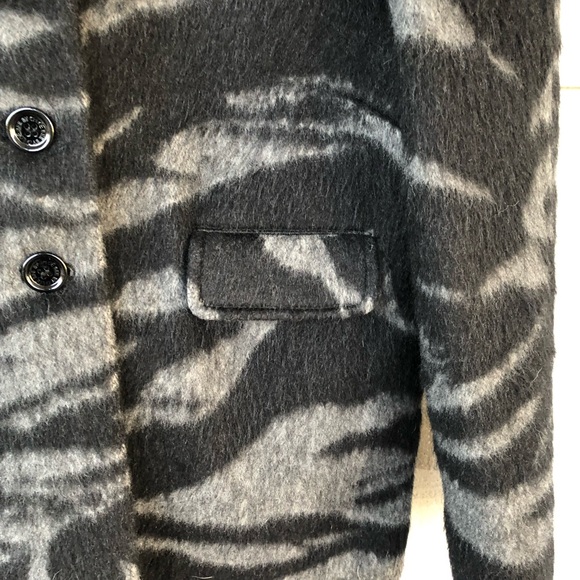 See by Chloe Jacket Wool Alpaca US 6 Animal Print - Picture 4 of 8
